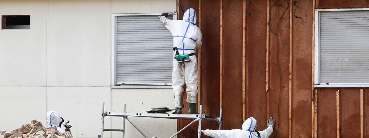 View of How do you safely remove asbestos in Phoenix?